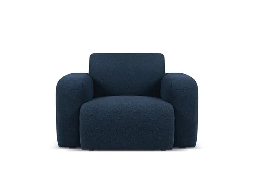 Fotoliu, Molino-101, Micadoni Home, 105x95x72 cm, tesatura boucle, albastru inchis