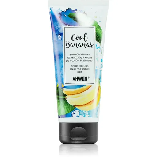 Anwen Cool Bananas mască colorantă pentru par saten spre inchis 200 ml