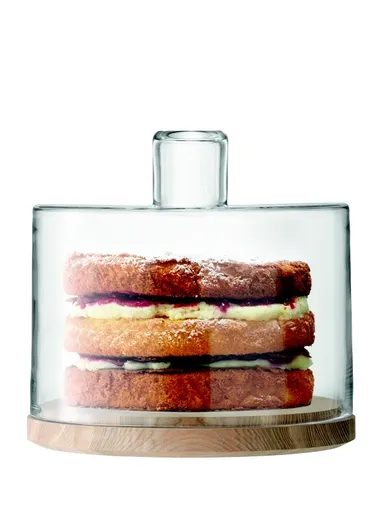 LSA International Cutie de depozitare pentru cașcaval/tort LSA Lotta, înaltă, Handmade