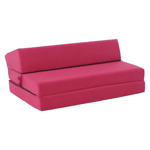 Scaun pliant/saltea VEDIS, roză închis, roz închis