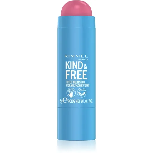 Rimmel Kind & Free machiaj multifuncțional pentru ochi, buze și față culoare 003 Pink Heat 5 g
