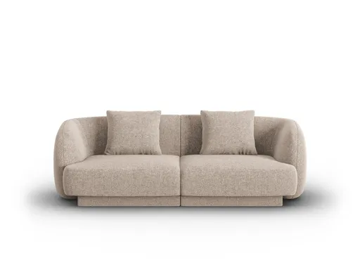 Canapea 2 locuri, Tulum, Cosmopolitan Design, 180x90x70 cm, tesatura chenille, bej