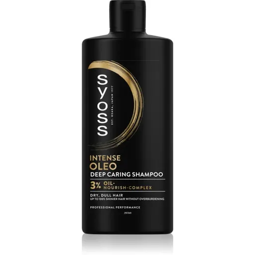 Syoss Intense Oleo șampon pentru un par stralucitor si catifelat 440 ml