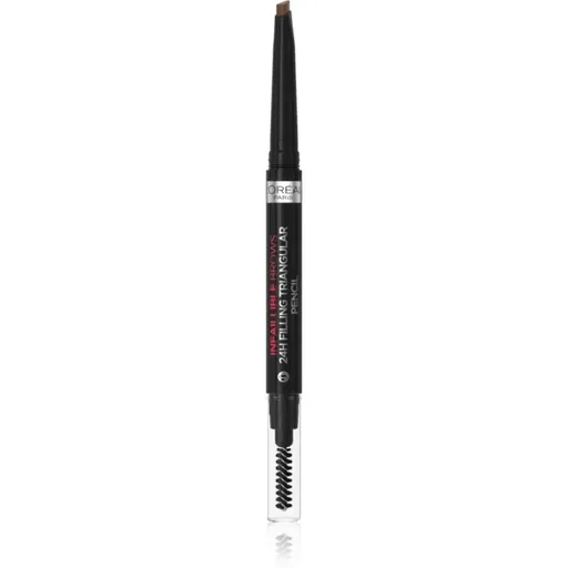 L’Oréal Paris Infaillible 24h Filling Triangular Pencil creion sprâncene precise rezistent la apa culoare Dark Blonde 1 ml