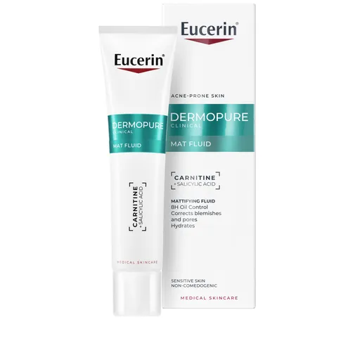 Eucerin Fluid de acoperire pentru pielea cu probleme DermoPure Clinical (Mat Fluid) 40 ml