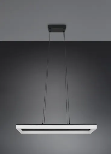 Lustra Camino, RL, 70x20x150 cm, 27W, 1x SMD LED, plastic, negru mat