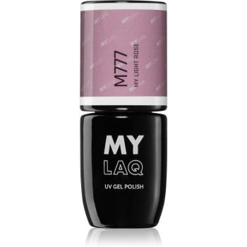 MYLAQ UV Gel Polish lac de unghii sub forma de gel culoare My Light Rose 5 ml