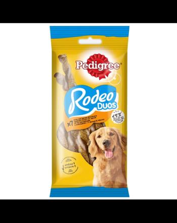 PEDIGREE Rodeo Duos 10x123g recompense pentru caini adulti cu pui si bacon