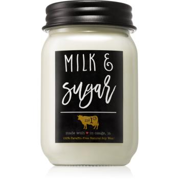 Milkhouse Candle Co. Farmhouse Milk & Sugar lumânare parfumată Mason Jar 368 g