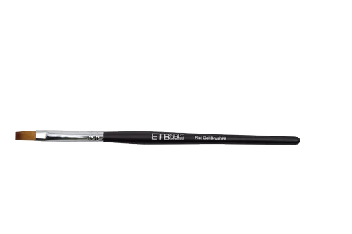 Pensula Unghii Aplicare Gel UV Dreapta ETB Nails Nr. 8