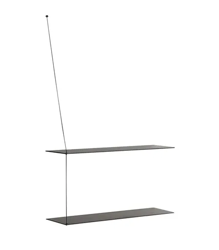 Poliță "Stedge", 80 x 22 cm, 4 variante - Woud Variantă: stejar negru