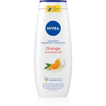 NIVEA Orange & Avocado Oil gel calmant pentru dus 500 ml
