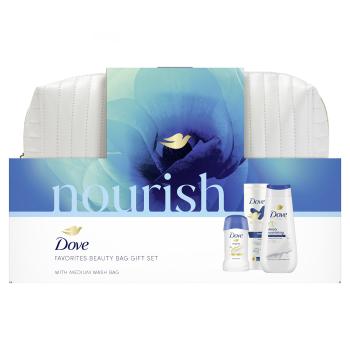 Dove Set cadou pentru îngrijirea corpului cu geantă cosmetică Nourish