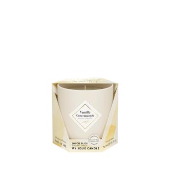My Jolie Candle Lumânare parfumată 36h cu brățară Beige Les Essentielles Vanilie Gourmet 320324