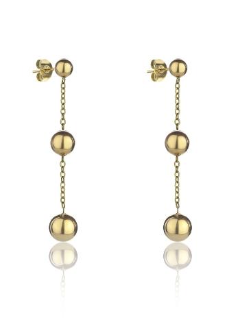 Marc Malone Cercei suspendați placați cu aur Alison Gold Earrings MCE24001G