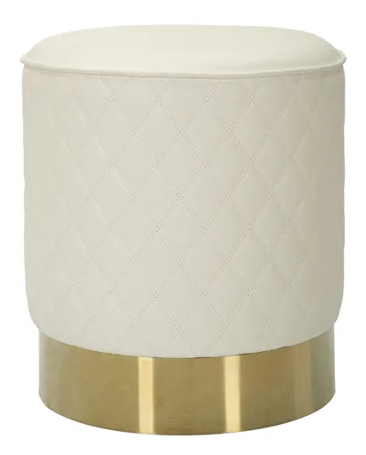 Mauro Ferretti Taburet Rotund Sharon cm Ø36X39 | Aosom Romania