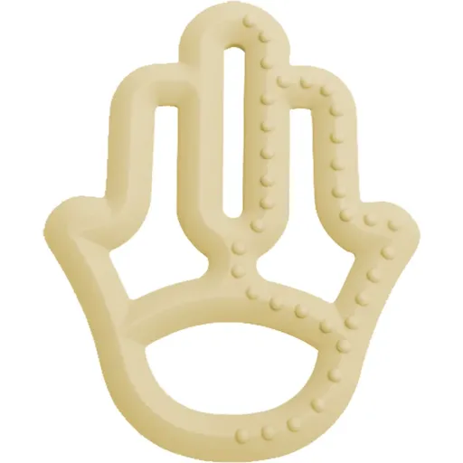 Minikoioi Teether Silicone jucărie pentru dentiție 3m+ Yellow 1 buc