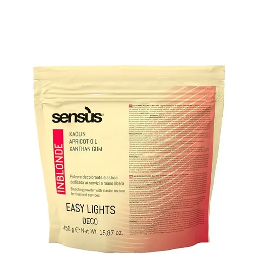 Pudra Decoloranta cu Deschidere pana la 7 Nivele, Sensus InBlonde Easy Light, 450 ml