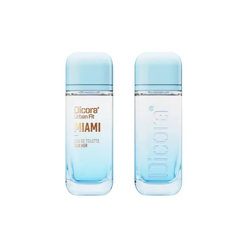 Apa de toaleta pentru femei, Miami, Dicora Urban Fit, 40ml