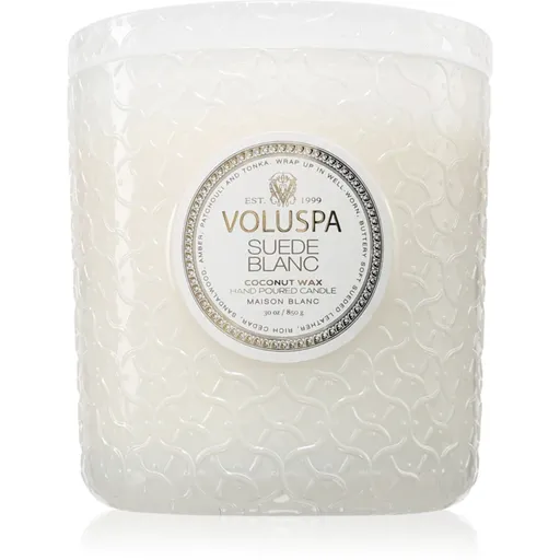 VOLUSPA Maison Blanc Suede Blanc lumânare parfumată 850 g