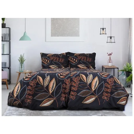 B.E.S. Petrovice Lenjerie de pat din flanelă Nočnílistí, 140 x 200 cm, 70 x 90 cm