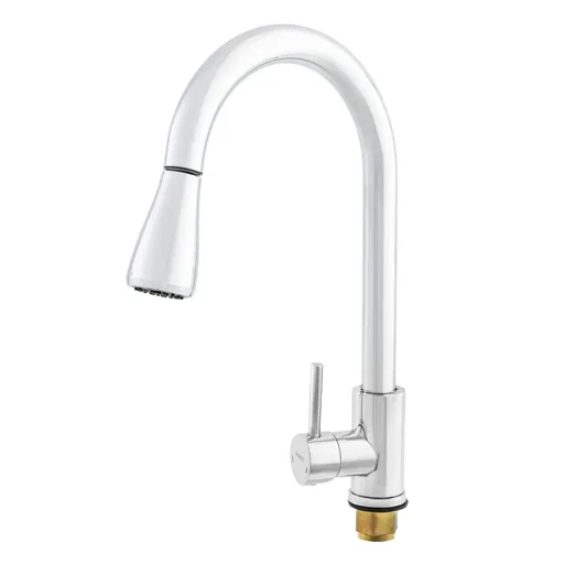 Baterie Bucatarie dus extractabil cu 2 functii CHAMPION NEO-014 Chrome