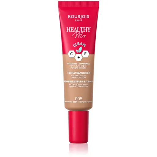Bourjois Healthy Mix make-up cu textura usoara cu efect de hidratare culoare 005 Medium Deep 30 ml