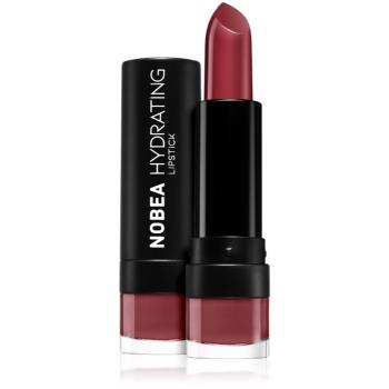 NOBEA Day-to-Day Hydrating Lipstick ruj hidratant culoare Burgundy #L14 4,5 g