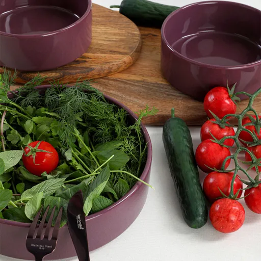 Set boluri ceramice, Hermia, 275KRM1336, Antibacterian, Mov