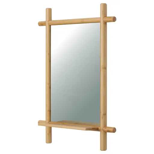 Oglinda de perete B027 NAT, bambus