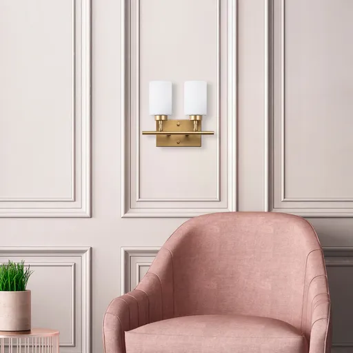 Aplica de perete, Opviq, 942FLG2210, Auriu