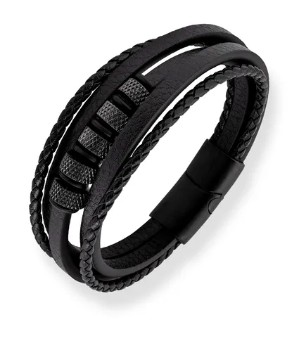 Troli Brățară stilată din piele Leather VABOB002