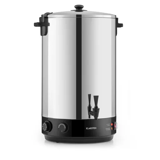 Klarstein KonfiStar 50, Fierbator și aparat de conservare, distribuitor de băuturi fierbinți, 50 l, 110 ° C, 120 min, oțel inoxidabil