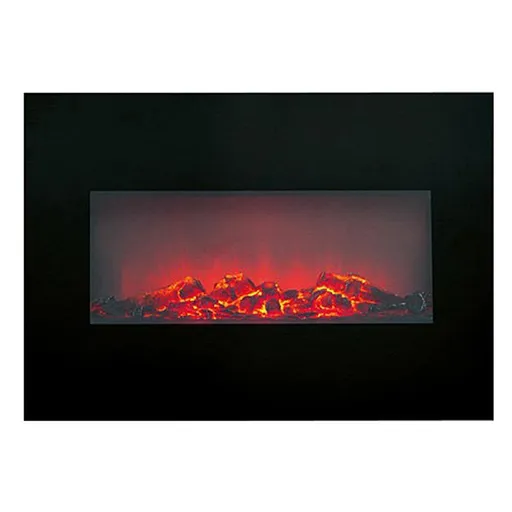 Șemineu electric cu LED montat pe perete MEMPHIS