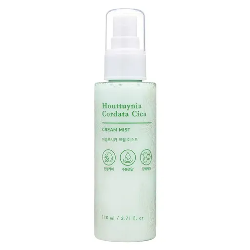 Tony Moly Loțiune cremoasă pentru ten iritat Houttuynia Cordata Cica (Cream Mist) 110 ml