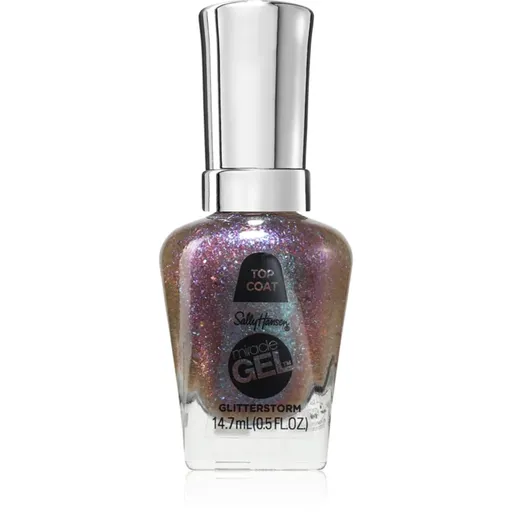 Sally Hansen Miracle Gel™ gel de unghii fara utilizarea UV sau lampa LED culoare Glitterstorm 14.7 ml