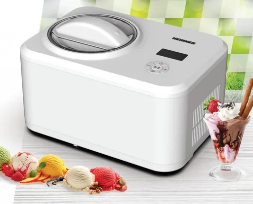 Aparat de facut inghetata Glace, Heinner, 1.5L, 150W, alb