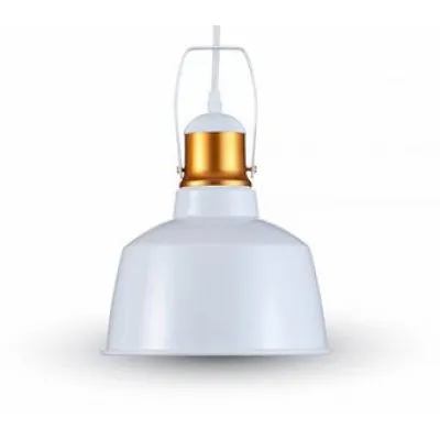 Corp suspendat pentru iluminat max 60W IP20 aluminiu, alb V-TAC SKU-3729