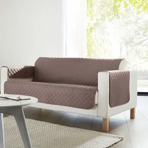 Husă de canapea reversibilă matlasată, din microfibră