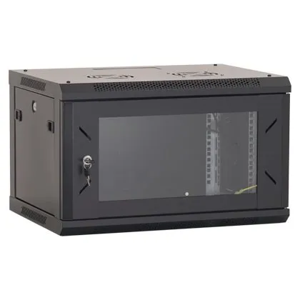 Rack perete 4U 19" 600x600x280mm, ASYTECH Networking ASY-4U-6060W, negru