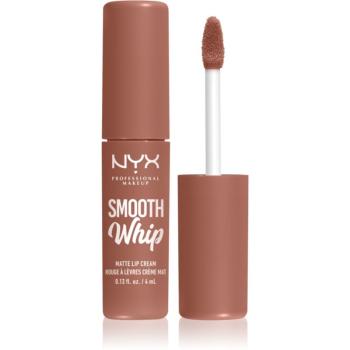 NYX Professional Makeup Smooth Whip Matte Lip Cream ruj de buze catifelant cu efect de netezire culoare 01 Pancake Stacks 4 ml