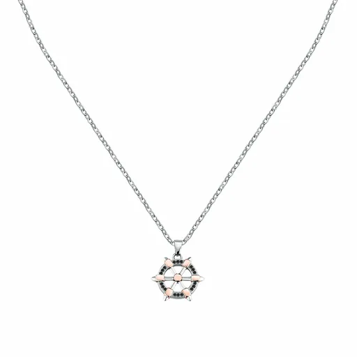 Morellato Colier din oțel cu pandantiv in formă de cârmă Versilia SAHB17