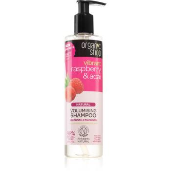 Organic Shop Natural Raspberry & Acai Șampon de curățare pentru volum 280 ml