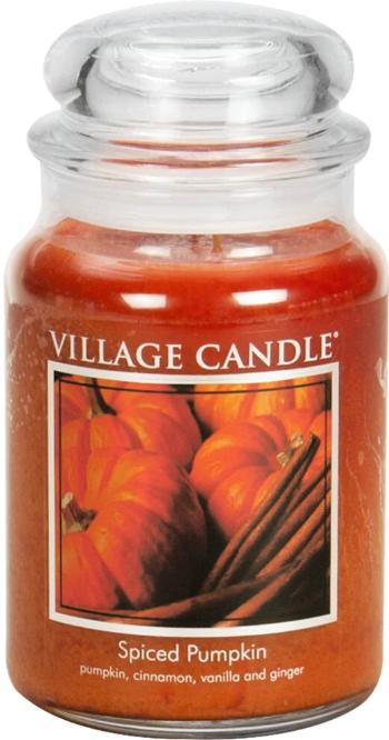 Village Candle Lumânare parfumată in sticlă Spiced Pumpkin 602 g