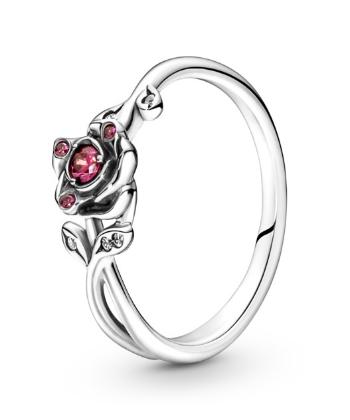 Pandora Inel de argint Trandafir Disney Frumoasa și Bestia 190017C01 58 mm