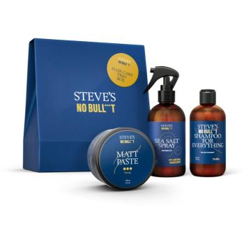 Steve's No Bull***t Hair Care Trio Box set cadou pentru păr pentru bărbați