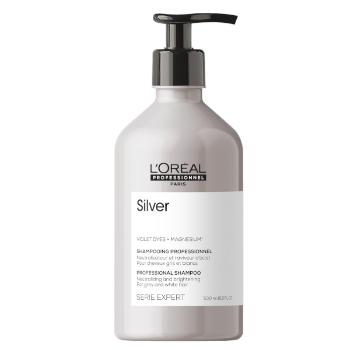 L´Oréal Professionnel Șampon argintiu pentru păr gri și alb Magnesium Silver (Neutralising Shampoo For Grey And White Hair) 500 ml