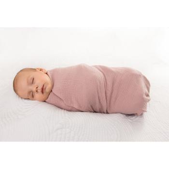 Pătură de înfășat Babymatex roz , 80 x 120 cm