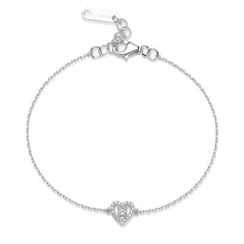 Brosway Brățară din argint Inimă cu zircon Infinite White Fancy FIW139