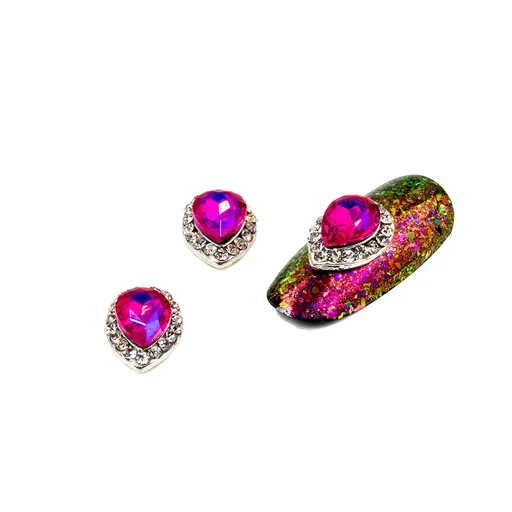 Cristale Unghii Pink Crystal Nr. 102, Set 3 buc